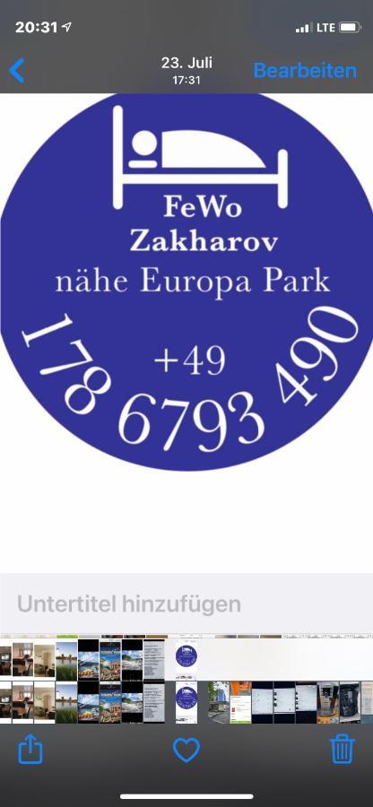 Fewo Zakharov Lahr  Exterior foto